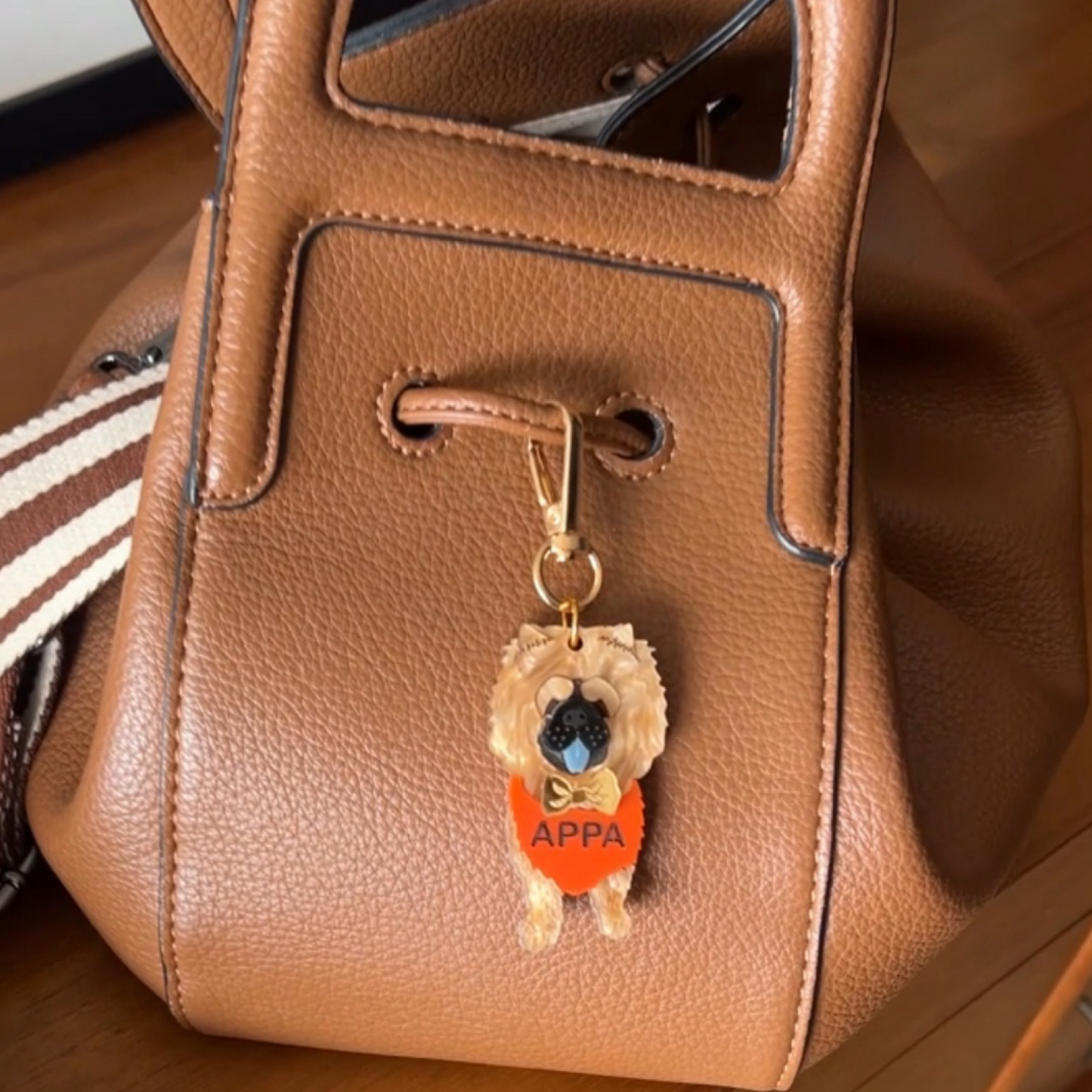 Appa Chow Chow Bag tag/ Keyring