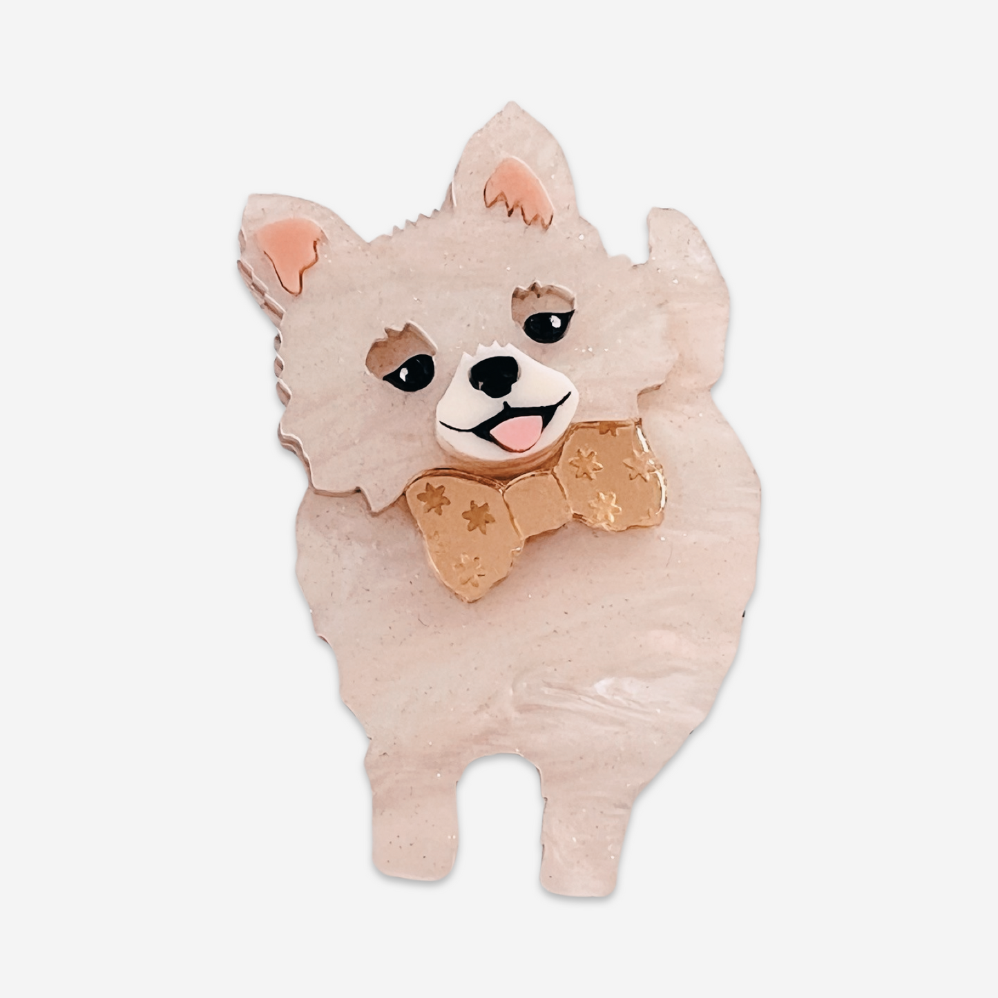 Pomeranian Brooch