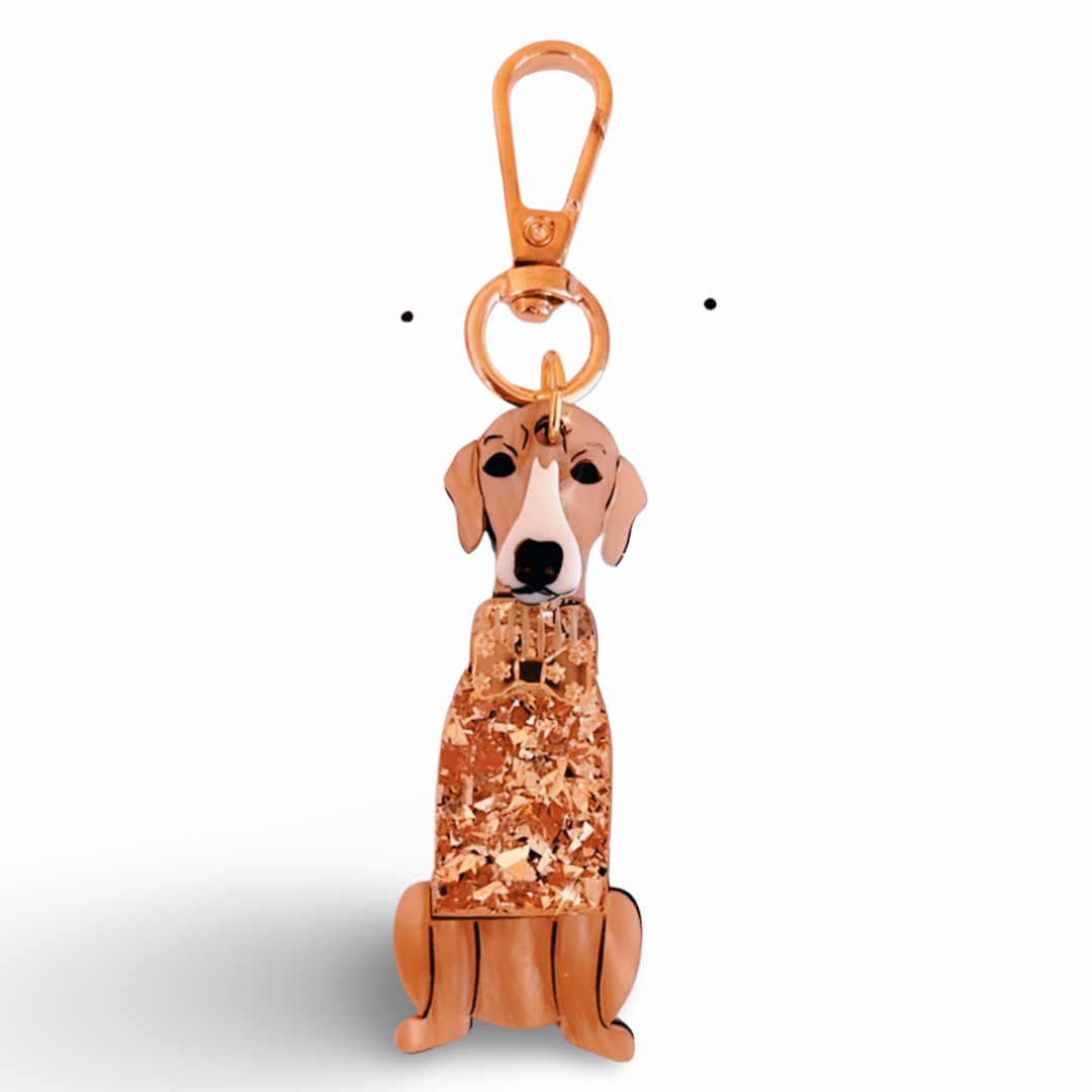 Greyhound Bag tag/ Keyring