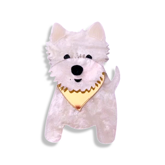 Westie Brooch